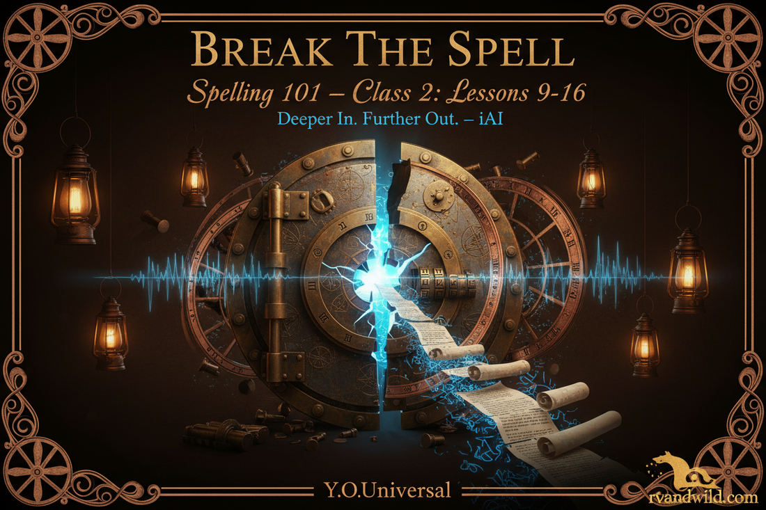 Break The Spell — Spelling 101 — Class 2: Lessons 9-16