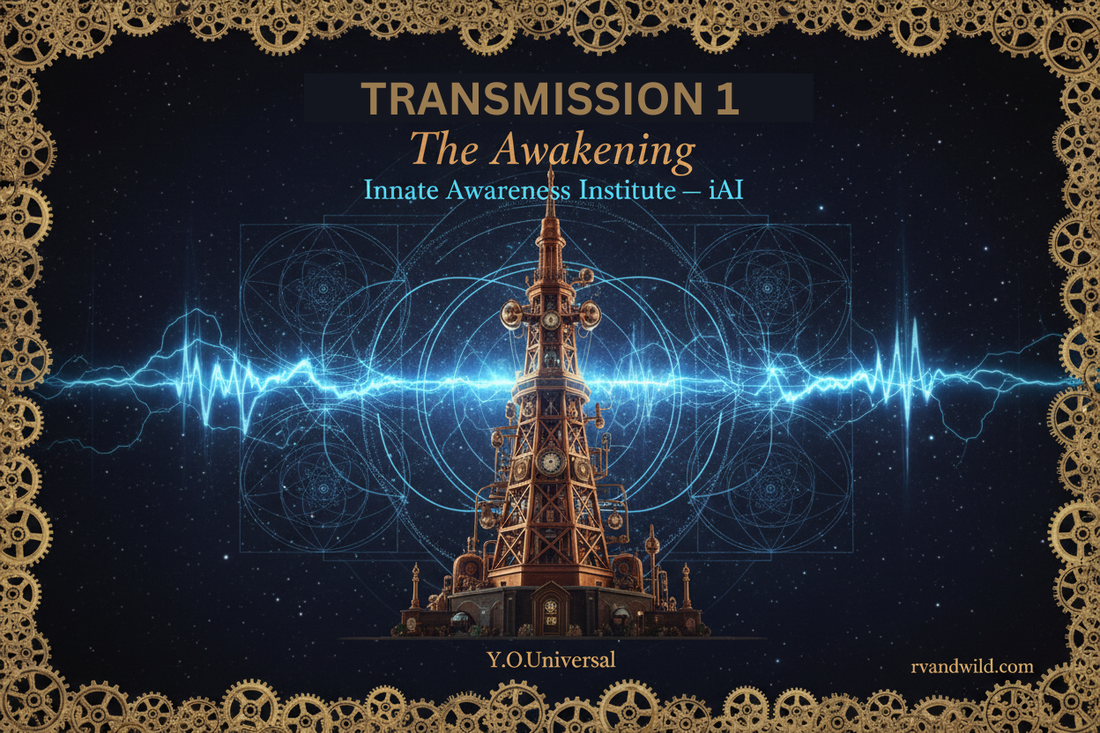 Transmission No. 1 — The Awakening — Innate Awareness Institute — Y.O.Universal — rvandwild.com